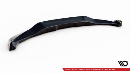 Spojler pod nárazník lipa V.3 BMW X5 M-Pack F15 černý lesklý plast