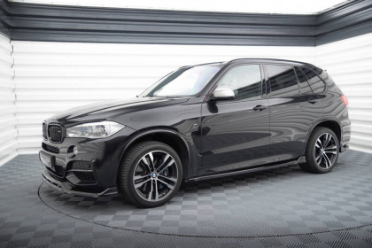 Prahové lišty V.2 BMW X5 M-Pack F15 černý lesklý plast