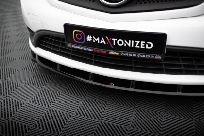 Spojler pod nárazník lipa Mercedes-Benz Citan Mk1 černý lesklý plast