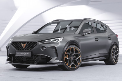 Spoiler pod přední nárazník CSR CUP pro Cupra Formentor VZ5 - černá strukrura
