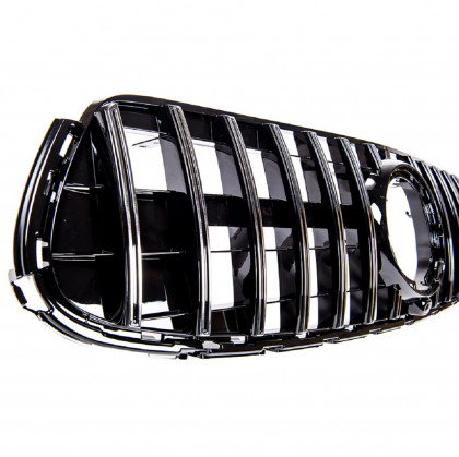 Sportovní maska - Mercedes-Benz GLC (X253) GLC Coupe (C253) Facelift 2019-2022 GT Panamericana - chrom - černá