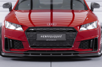 Spoiler pod přední nárazník CSR CUP pro Audi TT FV/8S S-Line / TTS FV/8S - carbon look lesklý