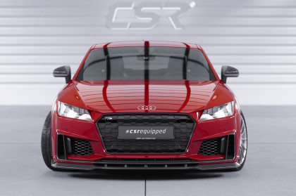 Spoiler pod přední nárazník CSR CUP pro Audi TT FV/8S S-Line / TTS FV/8S - carbon look lesklý