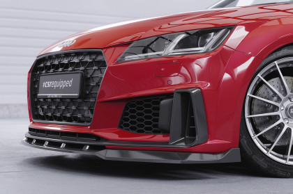 Spoiler pod přední nárazník CSR CUP pro Audi TT FV/8S S-Line / TTS FV/8S - černý lesklý