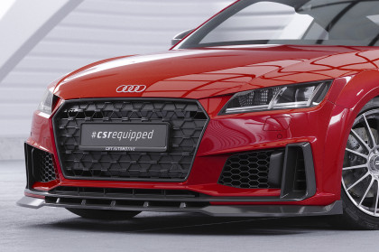 Spoiler pod přední nárazník CSR CUP pro Audi TT FV/8S S-Line / TTS FV/8S - černý lesklý