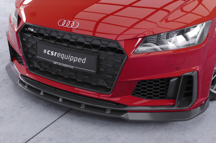 Spoiler pod přední nárazník CSR CUP pro Audi TT FV/8S S-Line / TTS FV/8S - černý matný