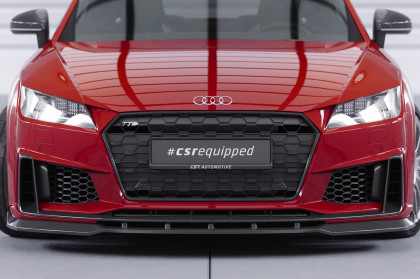 Spoiler pod přední nárazník CSR CUP pro Audi TT FV/8S S-Line / TTS FV/8S - černý matný