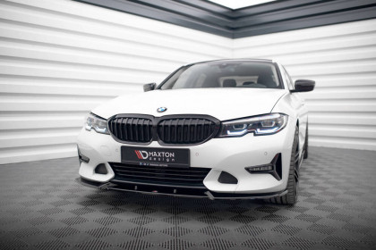 Spojler pod nárazník lipa V.1 BMW 3 Sport Line G20 / G21 černý lesklý plast