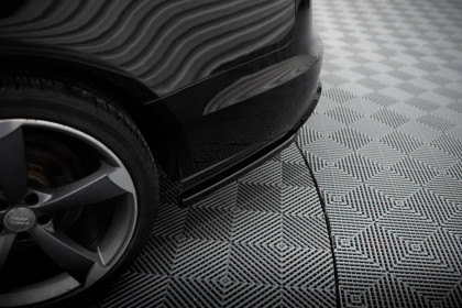 Splittery zadní boční V.3 Audi A6 Avant C7 černý lesklý plast