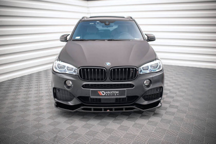 Spojler pod nárazník lipa V.2 BMW X5 M-Pack F15 černý lesklý plast