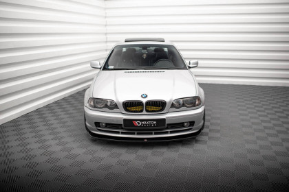 Spojler pod nárazník lipa V.2 BMW 3 Coupe E46 černý lesklý plast