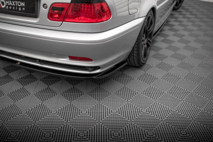 Spoiler zadního nárazniku BMW 3 Coupe E46 černý lesklý plast