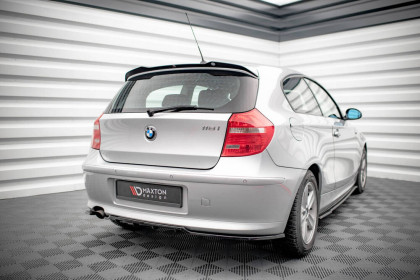 Spoiler zadního nárazniku BMW 1 E81 Facelift černý lesklý plast