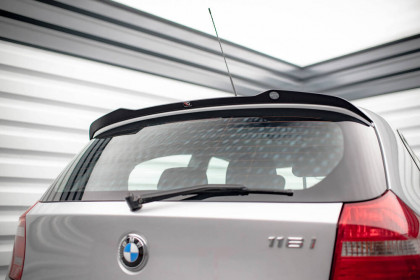 Prodloužení spoileru V.2 BMW 1 E81 Facelift černý lesklý plast