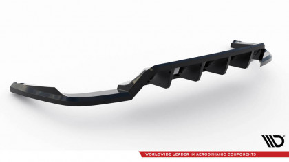 Spoiler zadního nárazniku Škoda Kodiaq RS Mk1 Facelift černý lesklý plast