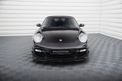 Spojler pod nárazník lipa Porsche 911 Turbo 997 černý lesklý plast
