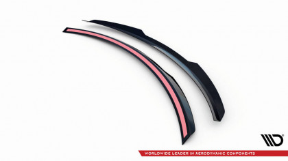 Prodloužení spoileru Mercedes-Benz GLE Coupe 43 AMG / AMG-Line C292 černý lesklý plast