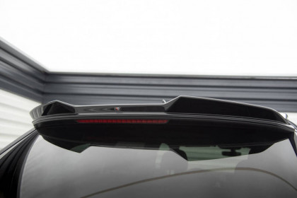Prodloužení spoileru 3D Audi Q7 Mk2 černý lesklý plast