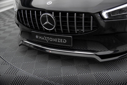 Spojler pod nárazník lipa V.1 Mercedes-Benz CLA C118 černý lesklý plast