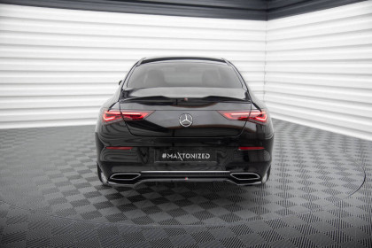 Spoiler zadního nárazniku Mercedes-Benz CLA Coupe C118 černý lesklý plast
