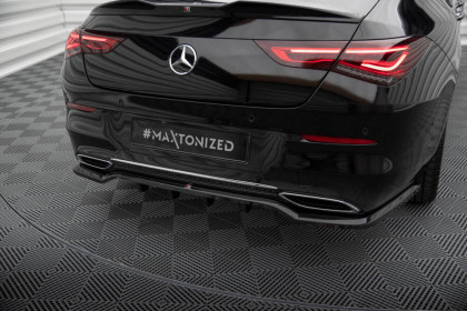 Spoiler zadního nárazniku Mercedes-Benz CLA Coupe C118 černý lesklý plast