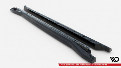 Prahové lišty Seat Tarraco FR Mk1 černý lesklý plast