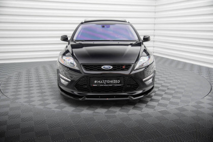 Spojler pod nárazník lipa V.2 Ford Mondeo ST-Line Mk4 Facelift černý lesklý plast