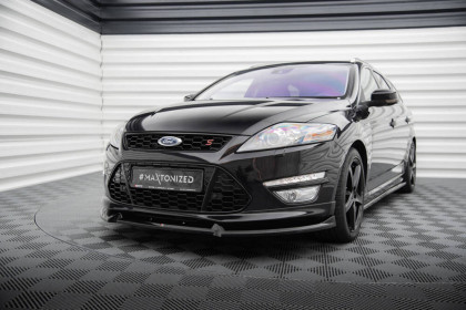 Spojler pod nárazník lipa V.2 Ford Mondeo ST-Line Mk4 Facelift černý lesklý plast