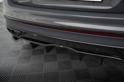 Spoiler zadního nárazniku Volkswagen Tiguan R-Line Mk2 Facelift černý lesklý plast