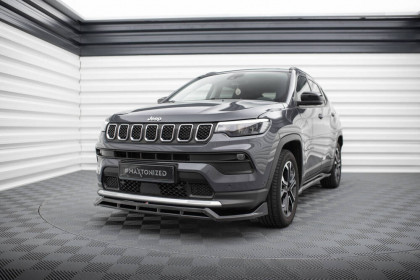 Spojler pod nárazník lipa Jeep Compass Limited Mk2 Facelift černý lesklý plast