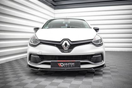 Spojler pod nárazník lipa V.2 Renault Clio RS Mk4 černý lesklý plast