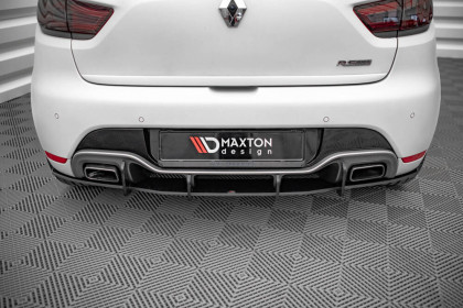 Spoiler zadního nárazníku Street pro Renault Clio RS Mk4 černo červené