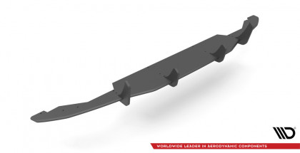 Spoiler zadního nárazníku Street pro Renault Clio RS Mk4 černo červené