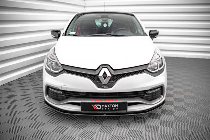 Street pro spojler pod nárazník lipa Renault Clio RS Mk4 černo červený