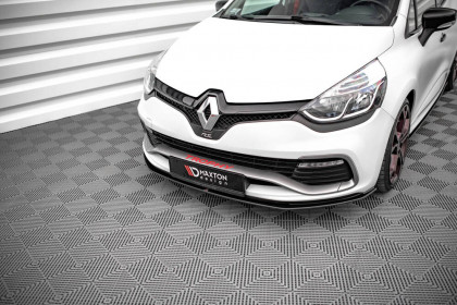 Street pro spojler pod nárazník lipa Renault Clio RS Mk4 černo červený