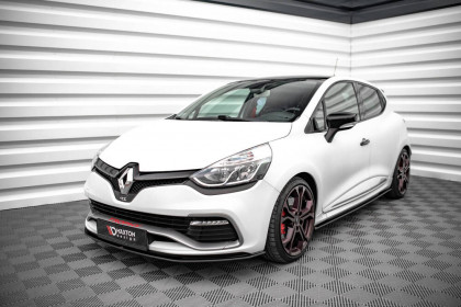 Street pro spojler pod nárazník lipa Renault Clio RS Mk4 černo červený