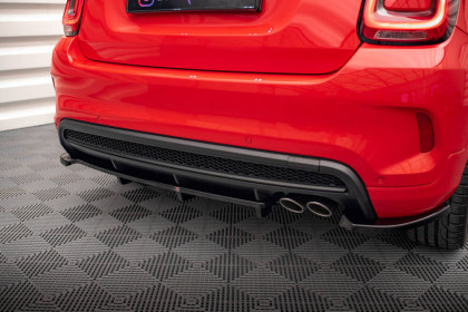Spoiler zadního nárazniku Fiat 500X Sport Mk1 Facelift černý lesklý plast