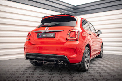 Spoiler zadního nárazniku Fiat 500X Sport Mk1 Facelift černý lesklý plast