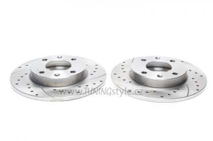 Sportovní brzdové kotouče TA Technix - přední 239mm - SEAT Toledo I 1L