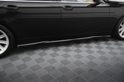 Prahové lišty BMW 7 E65 černý lesklý plast