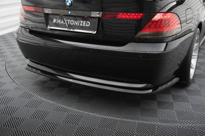 Spoiler zadního nárazniku BMW 7 E65 černý lesklý plast