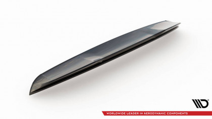 Prodloužení spoileru horní 3D Alfa Romeo Stelvio Quadrifoglio Mk1 černý lesklý plast