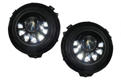 Přední světla s LED Mercedes G-Class W463 (2005-2017) Bi-Xenon černá 
