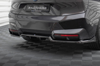 Spoiler zadního nárazniku BMW iX M-Pack i20 černý lesklý plast