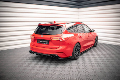 Splittery zadní boční V.8 Ford Focus Estate ST Mk4 černý lesklý plast