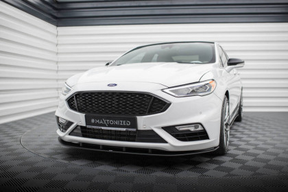 Street pro spojler pod nárazník lipa Ford Mondeo Sport Mk5 Facelift / Fusion Sport Mk2 Facelift černý