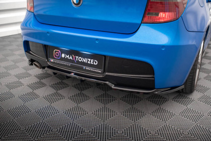 Spoiler zadního nárazniku BMW 1 M-Pack E87 Facelift černý lesklý plast