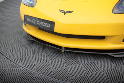 Spojler pod nárazník lipa Chevrolet Corvette C6 černý lesklý plast
