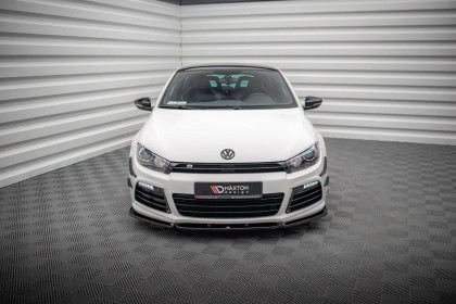 Spojler pod nárazník lipa V.3 Volkswagen Scirocco R Mk3 černý lesklý plast