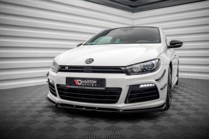 Spojler pod nárazník lipa V.3 Volkswagen Scirocco R Mk3 černý lesklý plast